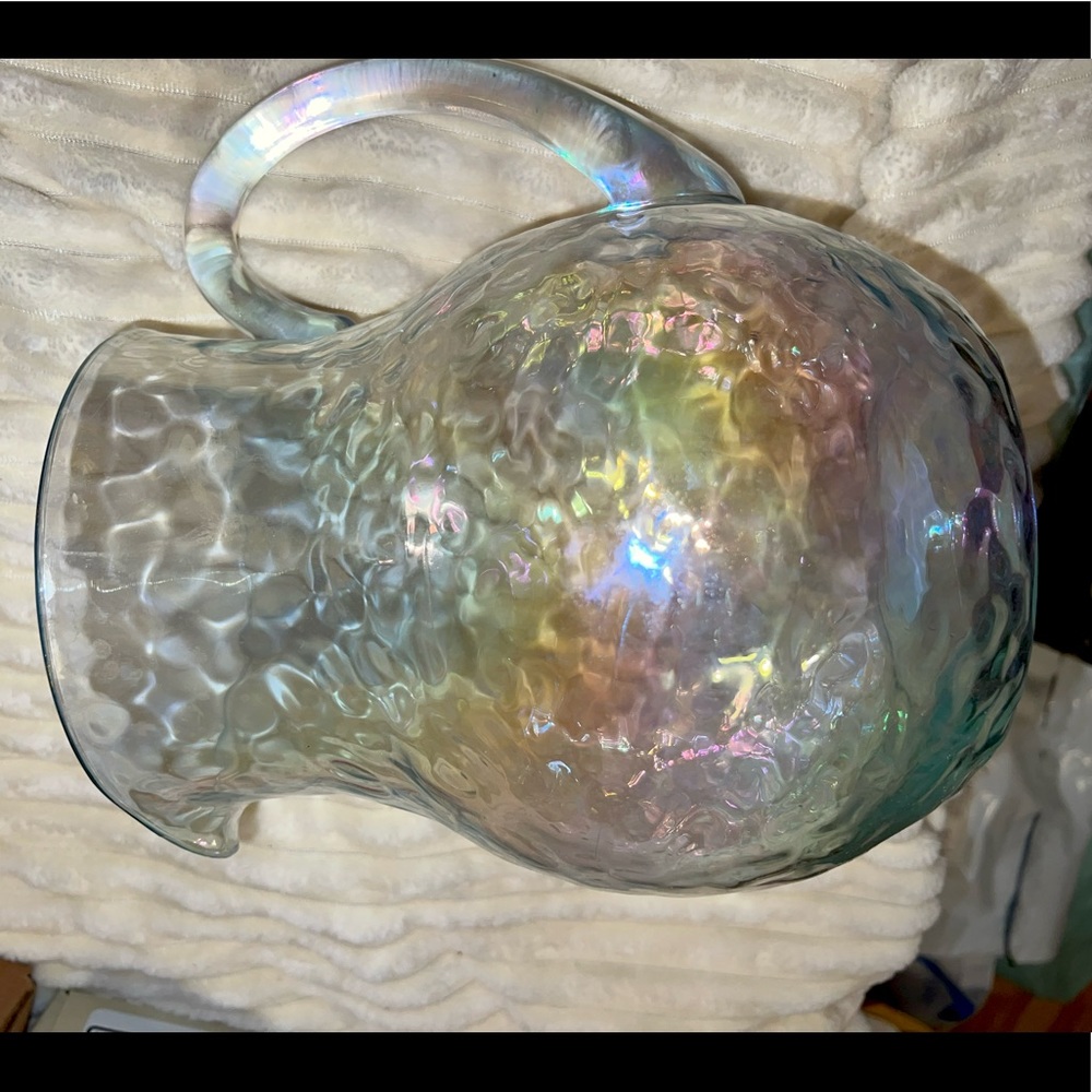 Better homes and gardens luster glass pitcher